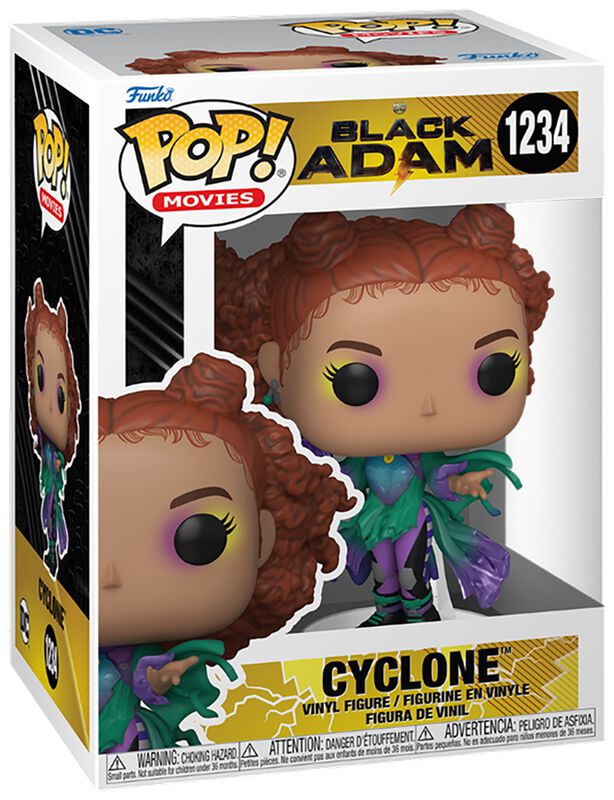 Black Adam Cyclone vinyl figure 1234 Funko Pop