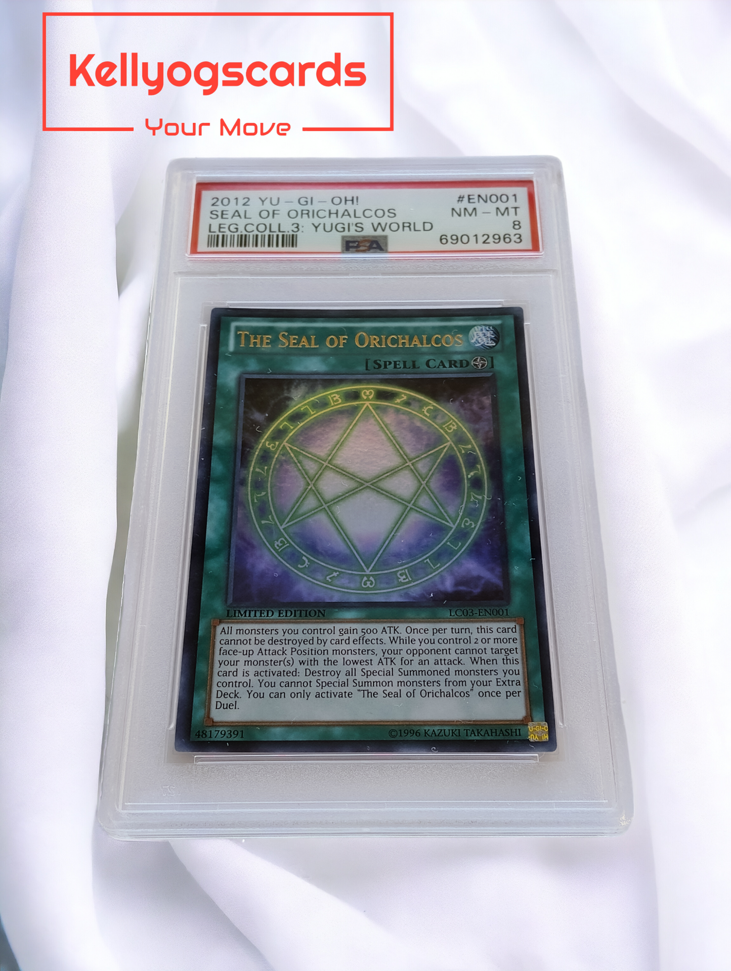 2012 Seal of Orichalcos PSA Graded 8