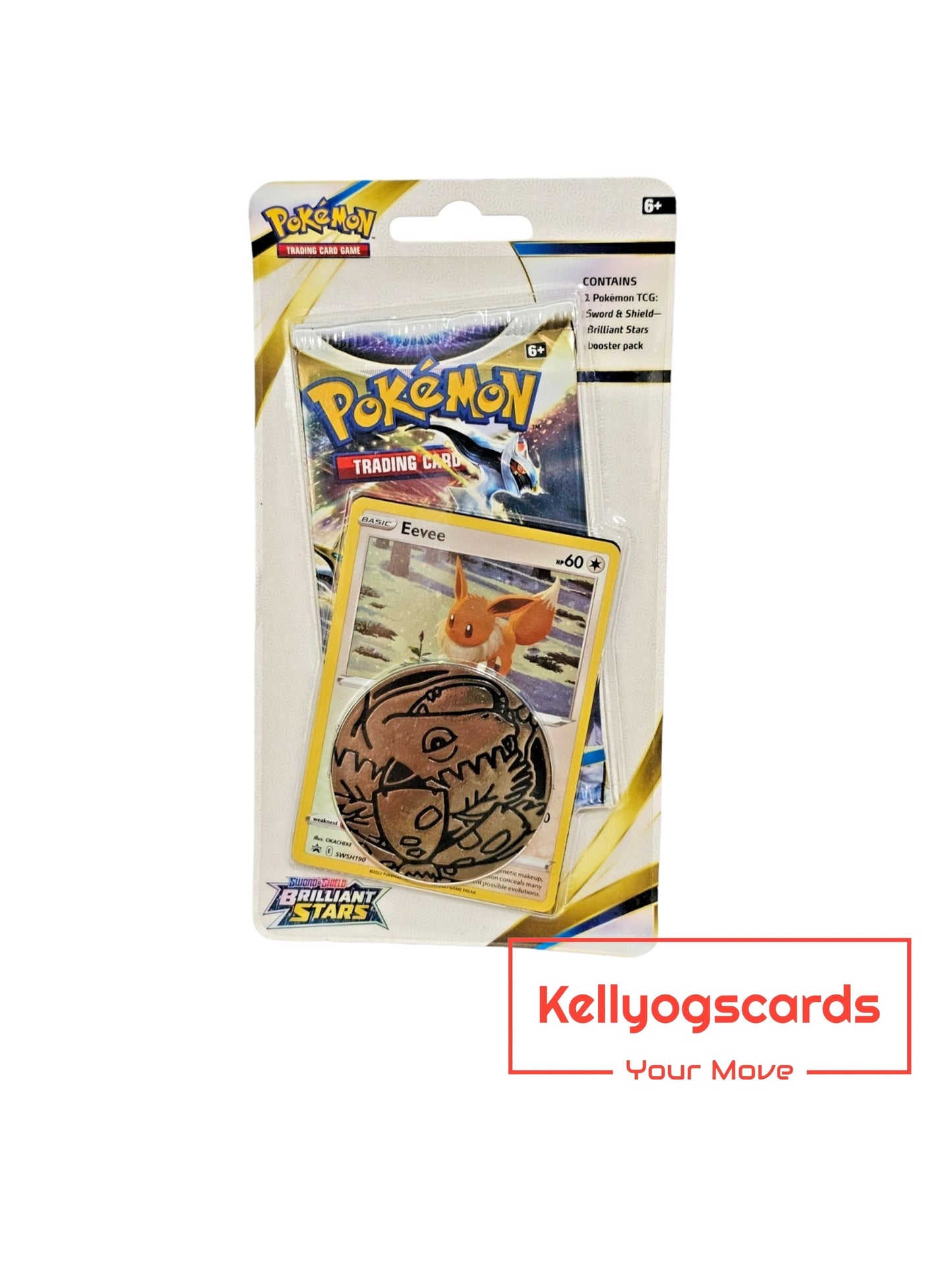 Pokemon Brilliant Stars Eevee 1 Pack Blister