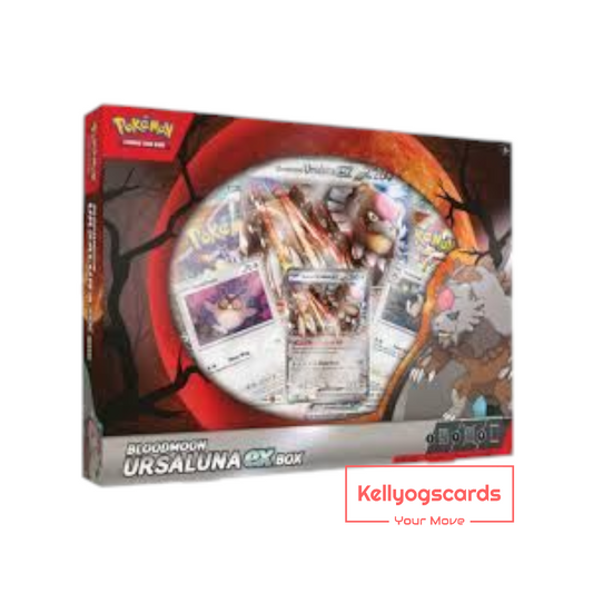 Pokemon BLOODMOON URSALUNA Ex Box