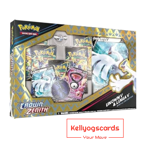 Pokemon Crown Zenith Unown V & Lugia V Special Collection Box