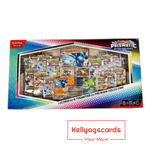 Pokemon Prismatic Evolutions Lucario ex & Tyranitar ex Premium Collection