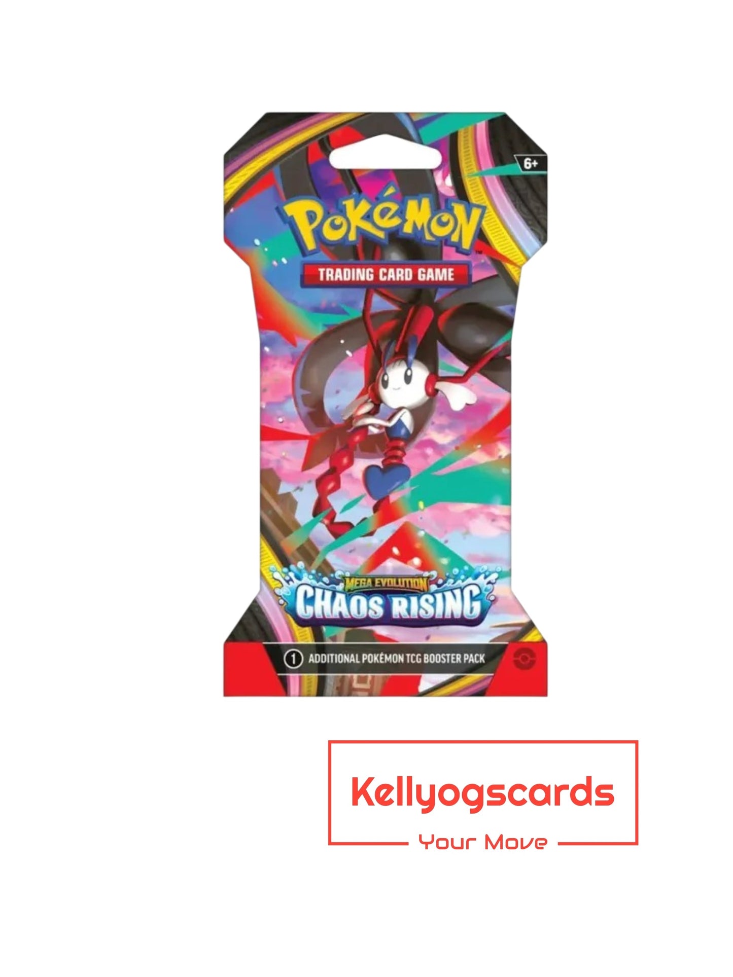 Pokemon Chaos Rising Sleeved Booster pack