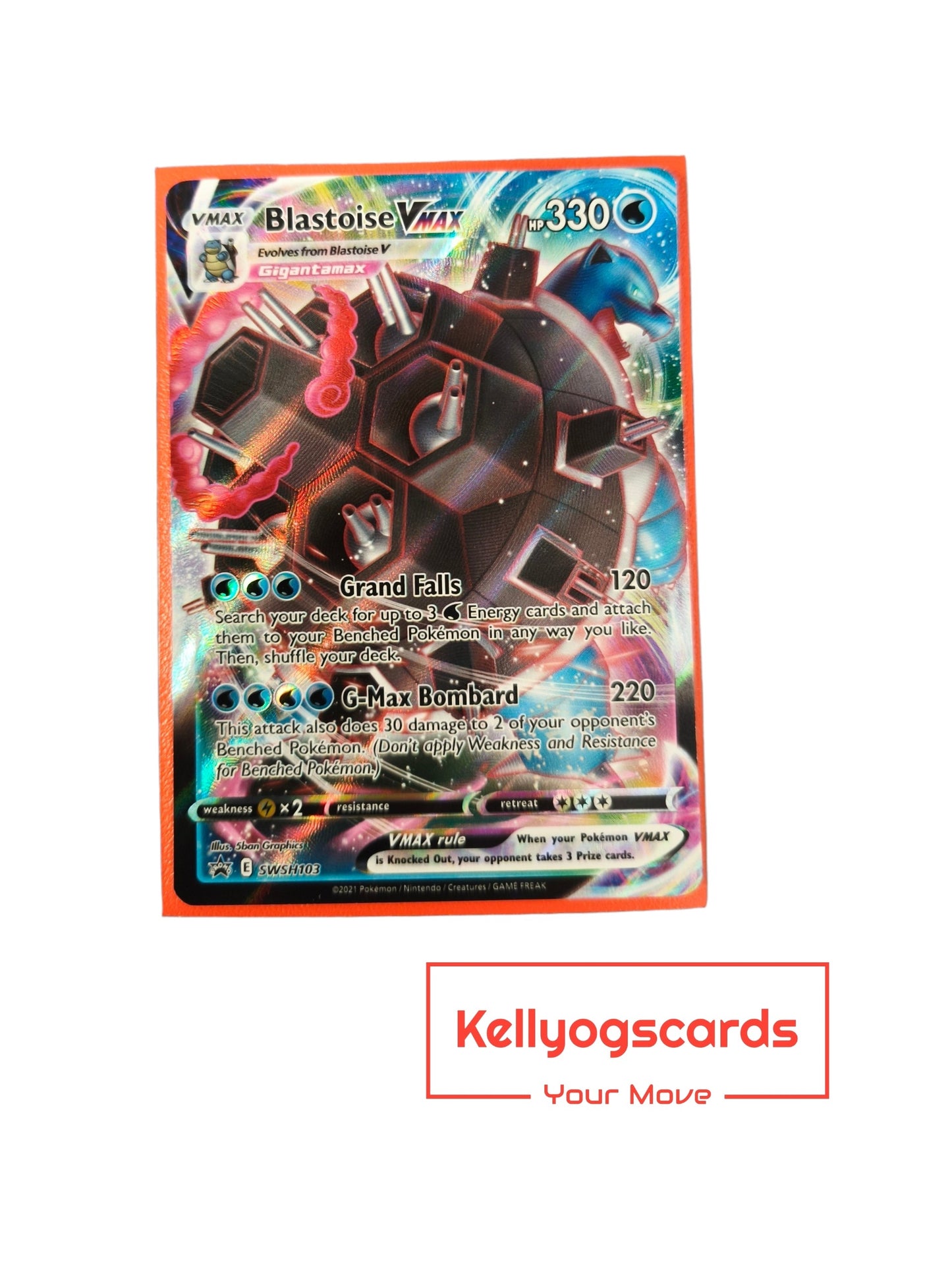 Blastoise VMAX (SWSH 103) condition: Near Mint