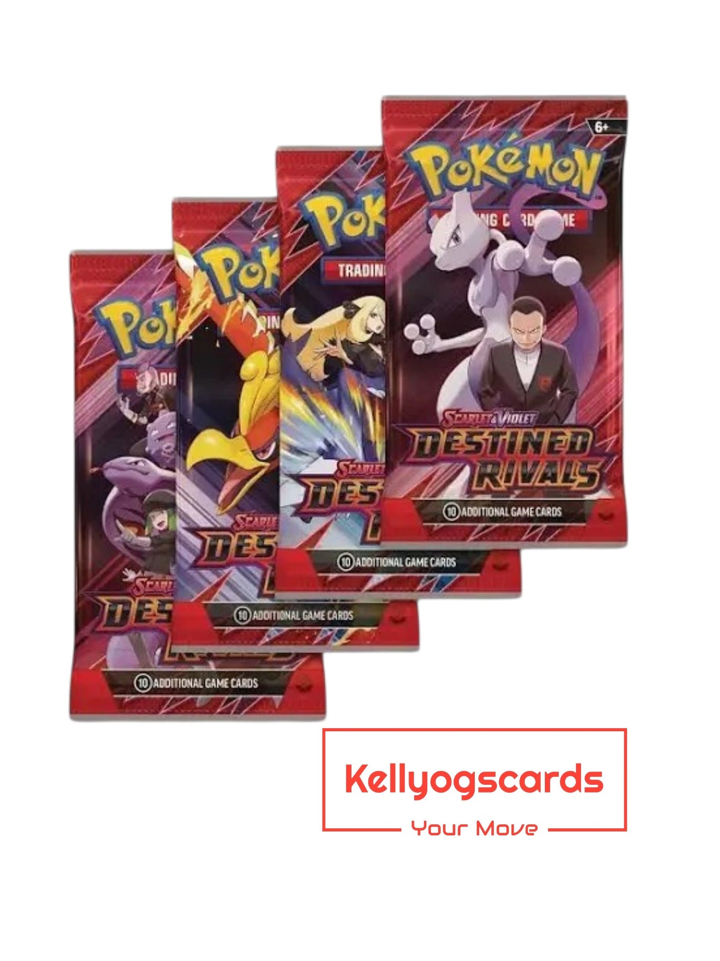 Pokemon Destined Rivals Booster Pack - Max 4 packs per purchase