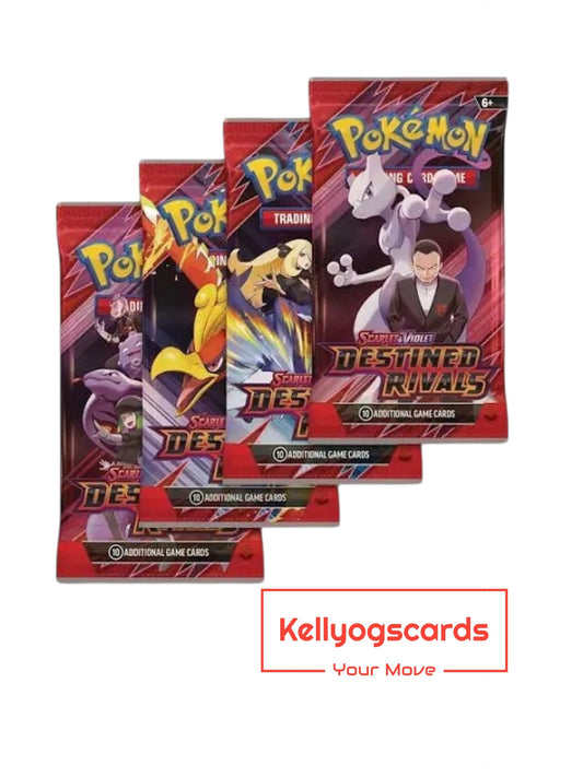 Pokemon Destined Rivals Booster Pack - Max 4 packs per purchase