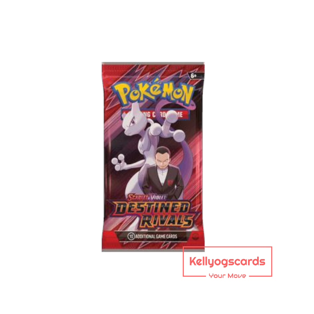 Pokemon Destined Rivals Booster Pack - Max 4 packs per purchase